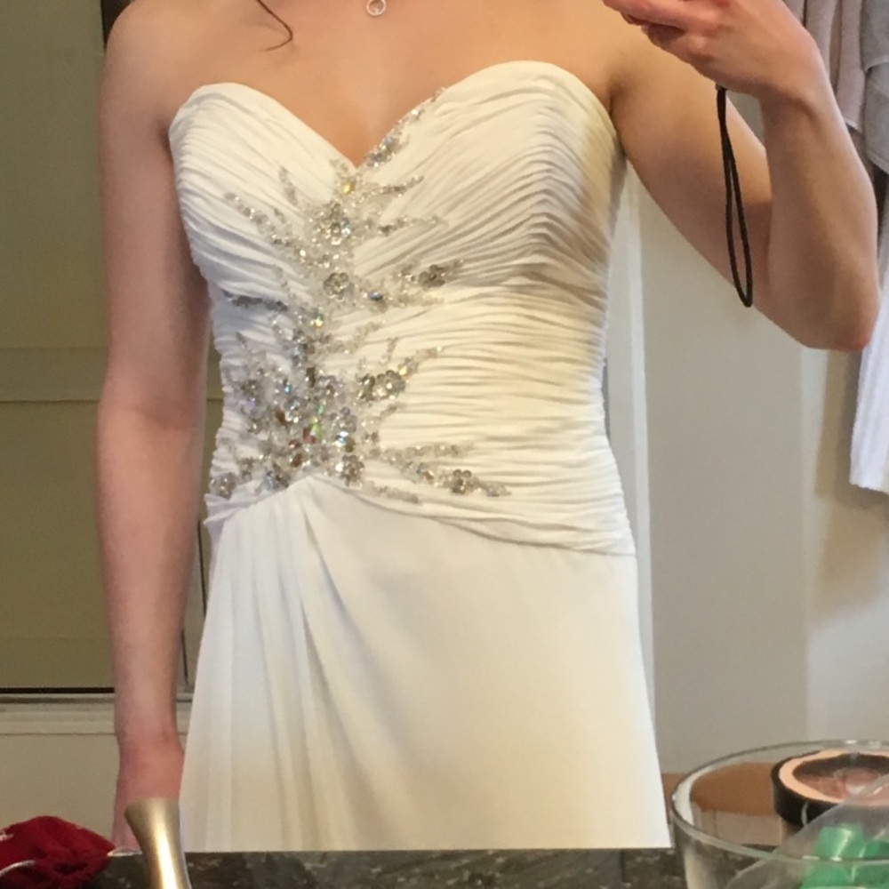 Custom wedding dress